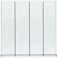 Legrand Galion 4Gang 1Way 2Way Single Wall Switch (Champagne Rose Gold Dark Silver White) GSE