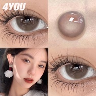4YOU Graded Lens (COD&Free gift) 2Pcs Brown Colored Contact Lens Soft Lenses With lense case Yearly 