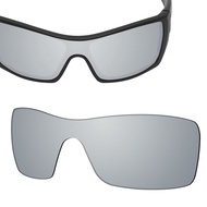 SmartVLT Replacement Lenses Polarized for Oakley Batwolf Sunglasses - Silver Titanium