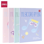 Deli Sewing Notebook A5/B5 Line 120 Pages 70gsm Journal Notepad Diary Cute Buku Nota