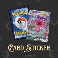 [Pokemon TCG Card Sticker - GENGAR] TnG Sticker / Access Card Sticker / Card Sticker
