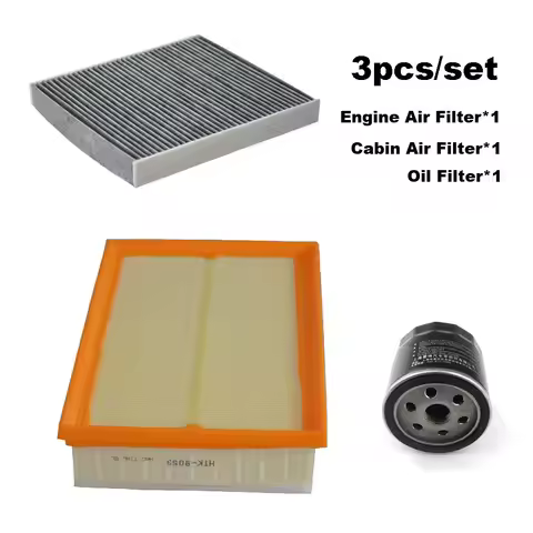 3pcs Filter Set For Seat Ateca 2018 kh7 1.5T/Audi A3 Sportback 35TFSI Q3 G2B Q2L G1U/VW Golf Tiguan 