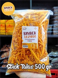 Kripik Talas 500gr / Stik Talas Gurih Asin Snack Kiloan Murah Keripik Talas Pontianak Lezate Snack