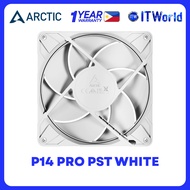 ARCTIC P14 Pro PST White 140mm PWM 2500RPM High Static Pressure Daisy-Chain Fan ACFAN00317A itw