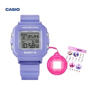 Casio BGD-10K นาฬิกาผู้หญิง Bubble Gum BABY-G+PLUS ฟรีขาตั้งนาฬิกา Y2K นาฬิกากันน้ำน่ารัก Watches B