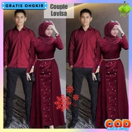 Kopelan Buju Sarimbit One Set Bj Husband and Wife Family Couple Clothes Muslim Clothes Husband and W