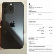 iPhone 15pro max512gb,黑色鈦金屬，港行，apple 換原廠電，滿血復活，電池健康度100！跟casetify 手機殼，不議價！快者得！