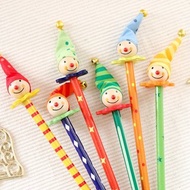 【兒童禮品】木製歡樂小丑鉛筆六入組