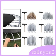 [szlinyou2] 20x Trampoline Springs with Spring Tension Tool, Weather-resistant Metal, Premium for Outdoor, Universal Trampoline Accessories
