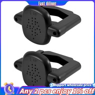 In stoick-Baby Gate Banister Adapters Universal 2pcs Stairway Mounting Kit No-Drill Accessories Blac