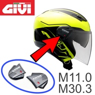 Side Cover Helmet GIVI M30.3 M11 Penutup Tepi Topi Keledar Givi M11.0 Original GIVI Product Accessor