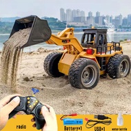 Huina | Huina 1532 1/18 RC Car Truck Bulldozer Radio Controlled Alloy Tractor Model Cars Trucks Engi