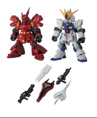 全新 現貨 Bandai - Gundam Mobile Suit Ensemble MSE FUKUOKA 福岡 - RX-93ff Nu gundam MSN-04FF 沙薩比 Sazabi fu