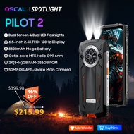 [World Premiere] OSCAL PILOT 2 Rugged Smartphone Helio G99 6.5'' 120Hz 8GB 256GB Mobile Phone with D