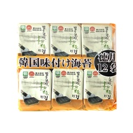 orionjako韓國麻油風味海苔12入42g