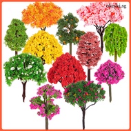 12 Pcs Mini Model Trees Brown Decor Garden Landscape Sand Table Fake