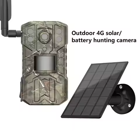 UCon App 4MP Outdoor Camping 4G Solar Cell Hunting And Hunting Camera Remote Viewing Video Wireless 
