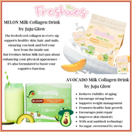 FRESHIES MELON, AVOCADO MILK COLLAGEN DRINK 10 SACHETS | Whitening, anti-aging & promotes healthy sk