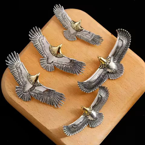 S925 Sterling Silver Jewelry Takahashi Goro Retro Thai Silver Men's and Women's Popular Eagle Pendan