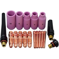 RIVERWELD TIG Collet Bodies and Alumina Nozzle Ceramic Cups 10N Series TIG Back Caps 57Y02 57Y03 57Y
