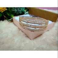 BANGLE BATU EMAS SUASA 375/18K