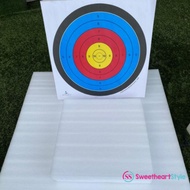 (100cmx100cmx10cm)ARCHERY TARGET BUTT (WHITE) P.E FOAM SHOOTING BOARD MEMANAH UNTUK TARGET MEMANAH