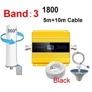 4G 5G เครื่องขยายสัญญาณมือถือ Quad-band 800Mhz 900Mhz 1800Mhz 2600Mhz Mobile Signal Booster Repeater