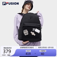 FILA FUSION斐乐潮牌背包情侣2023秋双肩包女包包学生书包电脑包男士