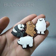 For Crocss Jibbitz Pins Colorfully We Bare Bears DIY Shoes Charm Button/洞洞鞋配件鞋飾鞋花智必星