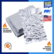 50pcs Aluminium Foil Retort/Aluminium foil food bag/aluminium vacuum packaging/ Foil 3 Side Sealed B