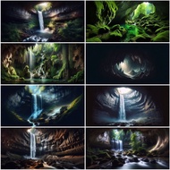 Aquarium Decorative Background Sticker Fish Tank HD Waterproof Background Self-Adhesive Wallpaper10