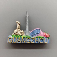 Refrigerator Magnet China Guangzhou Refrigerator Sticker Resin Tourist Souvenir Magnetic Three-Dimen