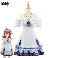 Genshin cos Clothing Servant Young Clervie cosplay costumes C34C