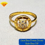 Cincin Emas Permata Zirconia 06 Emas 700