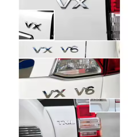 2.5V V6 V8 VX VXR TXL VXL Emblem for Toyota Reiz Land Cruiser Prado Rav4 Tundra Trunk Lid Sticker Di