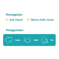 A4 F4 HVS PAPER COPY PAPER A4 75GR F4 FOLIO PHOTOCOPY QUALITY PHOTOCOPY PAPER PAPER PAPERONE BOX [5P