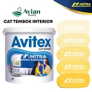 CAT TEMBOK INTERIOR AVITEX 5 KG / AVIAN Y9 KUNING CREAM