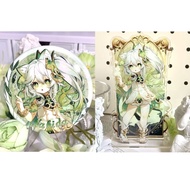 2Pcs/Set  Nahida Buer Lesser Lord Kusanali Blessed One of Wisdom Mahakusaladhamma 58mm badge With Ac