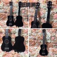 [Epidemic Prevention Goods] 21 Inch Low-Key Black Ukulele, Fast Arrival Free 10 Accessories, Colorfu