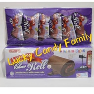 LONDON CHOCO ROLL ## 24pcs## DOUBLE CHOCO WITH MILK CREAM## CHOCO FLAVOR