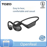 TOZO OpenReal true wireless Bluetooth headphones Open running headphones with ear hanging ears