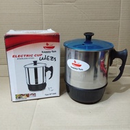 Teko mug listrik stainless 12 cm masak air MIE