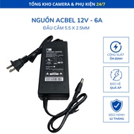Genuine Acbel 12V 6A Power Adapter | Stable Voltage, For Camera, LED, DVR | 12 Months | C09