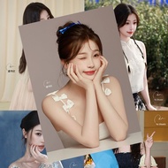 room decor room decoration Yu Shuxin Poster Bintang Periferal Gaya yang Sama HD Autograf Foto Foto P