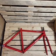 Frame Fork Sepeda Fixie Master Pista 700c