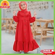 Latest Girls' Gamis Clothing 2024 Children's Gamis Eid Clothes Children's Gamis Ages 8-12 Years Ages