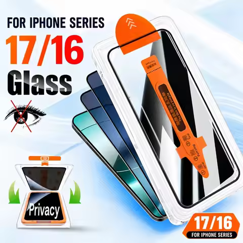 3PCS Privacy Tempered Glass For iPhone 15 15 Plus 16 16e 17 18 Anti Spy Screen Protector For iPhone 