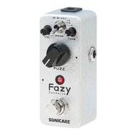 SONICAKE Fazy Sandwich Fuzz กีตาร์ Classic Fuzz Tone 100%-Analog True-Bypass QSS-24