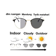 MATA NORSHEE 2 IN 1 KOREAN PHOTOCHROMIC GLASSES / ANTI-UV PHOTOCHROMIC LENS GLASSES / PHOTOCROMIC GL