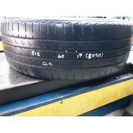 Used Tyre Secondhand Tayar GITI COMFORT SUV 520 215/60R17 50% Bunga Per 1pc